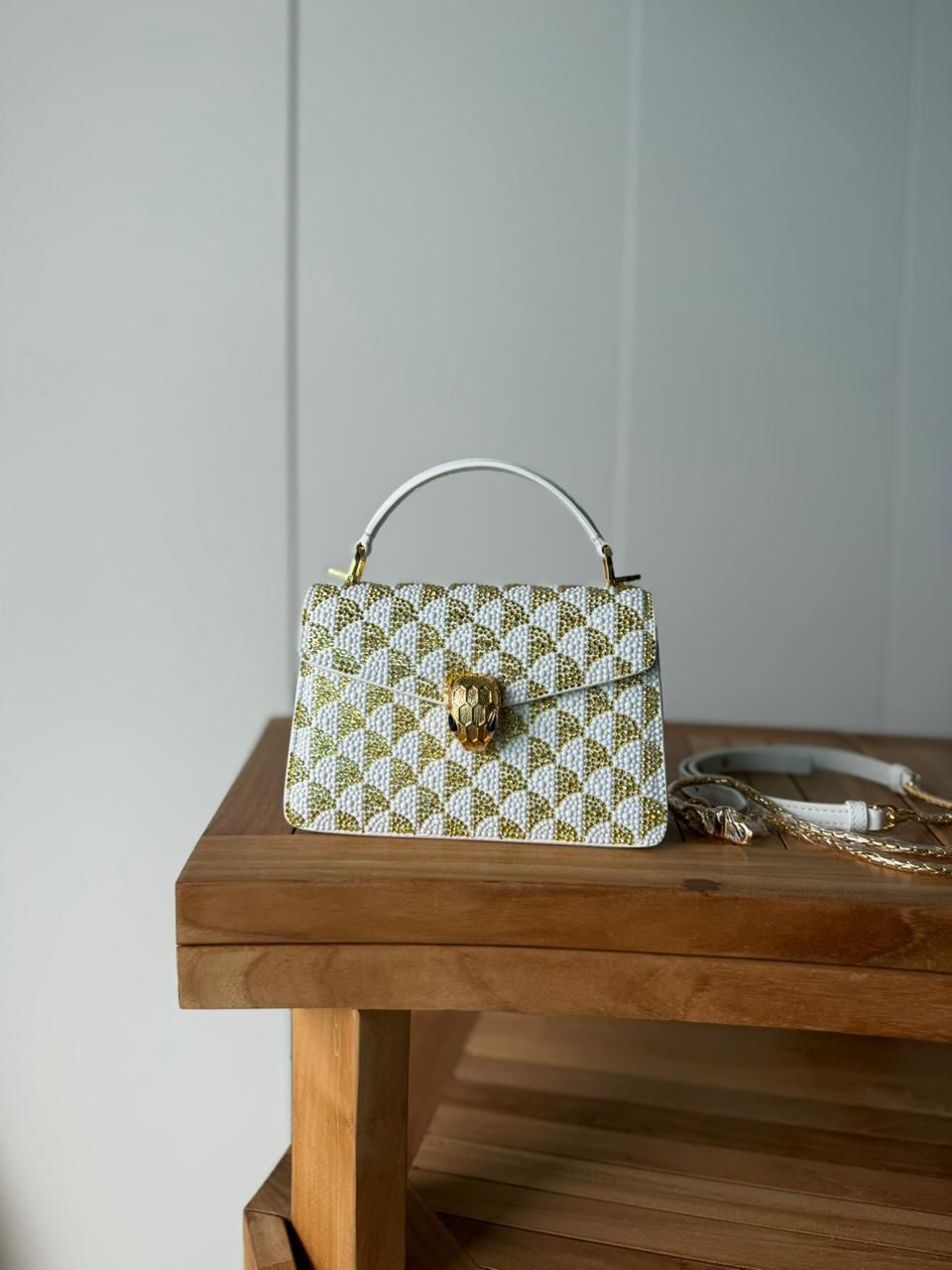 PriveRoyal Elegant Gold Pattern Mini Bag
